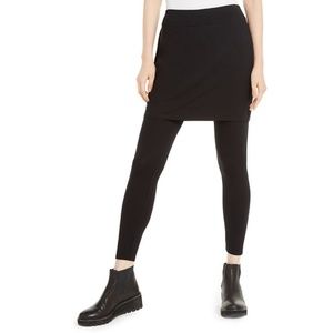 Eileen Fisher Stretch Jersey Knit Skirted Leggings